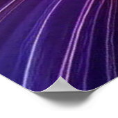 Radiant orange purple ポスター (角)