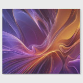 Radiant orange purple ラッピングペーパー (フラット)