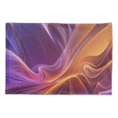 Radiant orange purple 枕カバー (裏面)