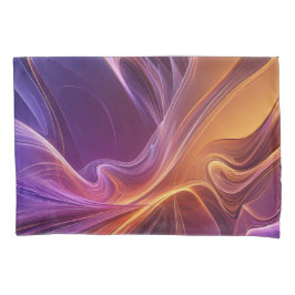 Radiant orange purple 枕カバー