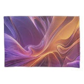 Radiant orange purple 枕カバー (正面)