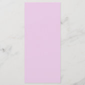 Radiant Orchidの結婚メニューカード メニュー (裏面)