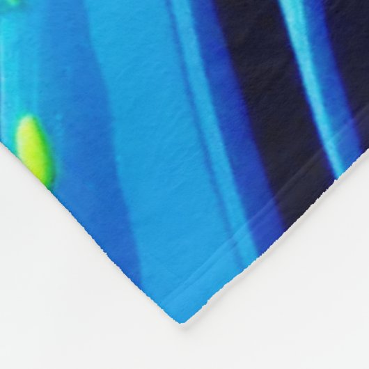 Radiant Paint Explosion フリースブランケット (角)