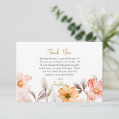 Radiant Pastel Spring Flowers Orthodox Baptism     サンキューカード (スタンド正面)