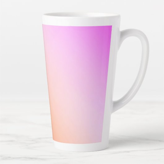 Radiant Pastel Sunset Gradient カフェラテマグ (右)