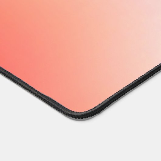 Radiant Pastel Sunset Gradient デスクマット (コーナー)