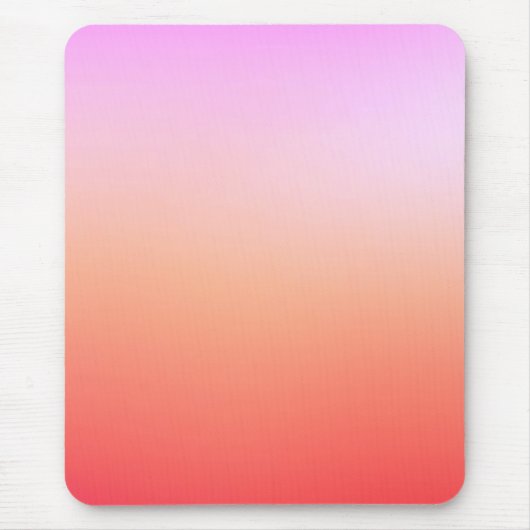 Radiant Pastel Sunset Gradient マウスパッド (正面)