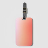 Radiant Pastel Sunset Gradient ラゲッジタグ (正面縦)