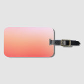 Radiant Pastel Sunset Gradient ラゲッジタグ (正面横)