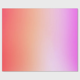 Radiant Pastel Sunset Gradient ラッピングペーパー