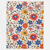 Radiant Petal Path 60x80 Fleece Blanket フリースブランケット (正面)