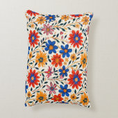 Radiant Petal Path Accent Pillow アクセントクッション (裏面(縦))