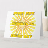 Radiant Positivity  カード (正面)