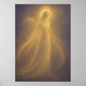 Radiant Presence Angel of Golden Light Spiritual ポスター (正面)
