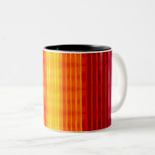 Radiant Rainbow Stripes Mug ツートーンマグカップ (正面右)