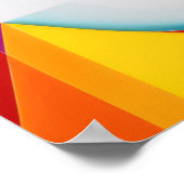 Radiant Red Lips:カラーとチャームのお祝い ポスター (角)