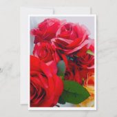 Radiant Rose Flat Thank You Card サンキューカード (正面)