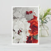 Radiant Rose Wedding Invitation 招待状 (スタンド正面)