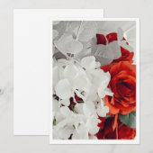 Radiant Rose Wedding Invitation 招待状 (正面/裏面)