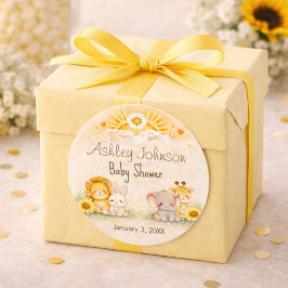 Radiant Safari Sun Jungle Emblem ラウンドシール