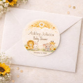 Radiant Safari Sun Jungle Emblem ラウンドシール