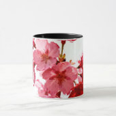 Radiant Sakura Blossoms Watercolor Bloom マグカップ (中央)