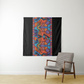 Radiant Spirit Animal Geometric Wall Tapestry タペストリー (インサイチュ(横))