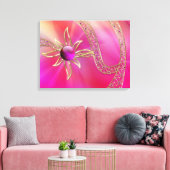 Radiant Splendor Canvas Print キャンバスプリント (インサイチュ (リビング))