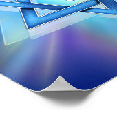 Radiant Star of David Poster ポスター (角)