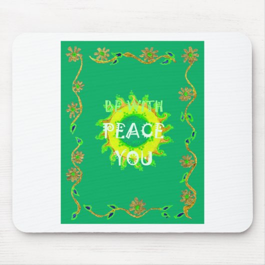 Radiant Sun:平和な日々のプリント マウスパッド (正面)