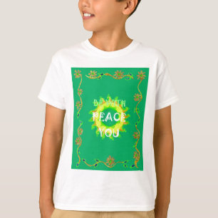 Radiant Sun:平和な日々のプリント Tシャツ