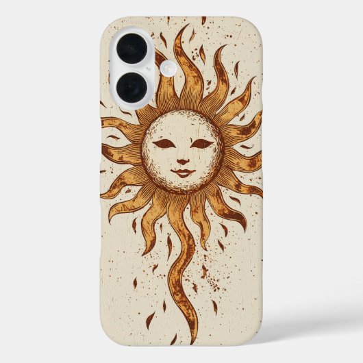 Radiant Sun Spirit Phoneケース Case-Mate iPhoneケース (裏面)