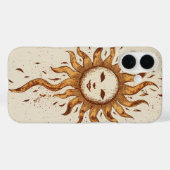 Radiant Sun Spirit Phoneケース Case-Mate iPhoneケース (裏面 (横))