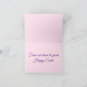 Radiant Sunrise Happy Easter シーズンカード (内部)