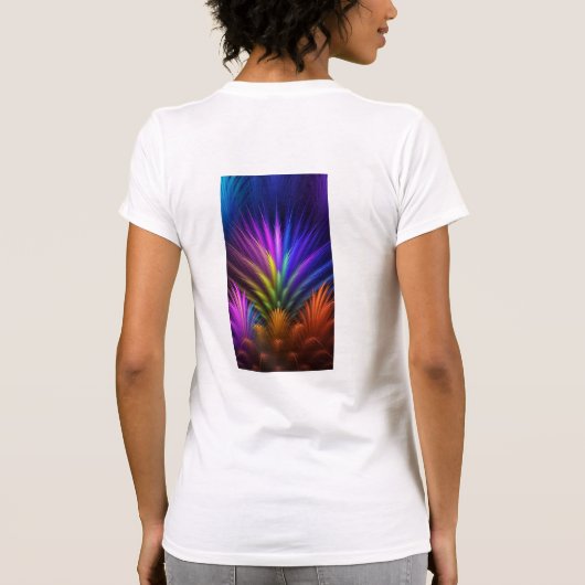 「Radiant Threads: Designed Tee for Her」 Tシャツ (裏面)