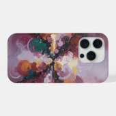 Radiant Whirl - Abstract Color Burst Iphone Case iPhoneケース (裏面横)
