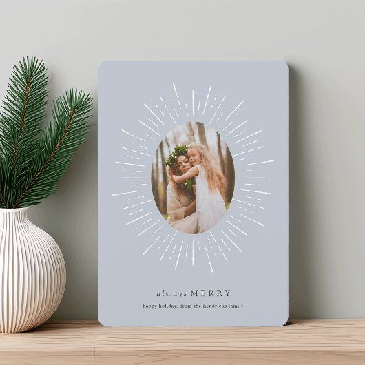 Radiant Wish Holidayフォトカード |霧 シーズンカード