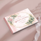 Radiante Libro de Firmas XV Años Flores y Eucalipt ゲストブック