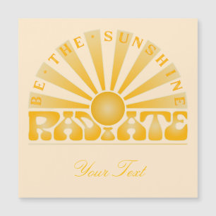 RADIATE Be the Sunshineヴィンテージレトロ金ゴールド+クリーム
