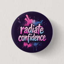Radiate Confidence Pin | Self Love & Empowerment 