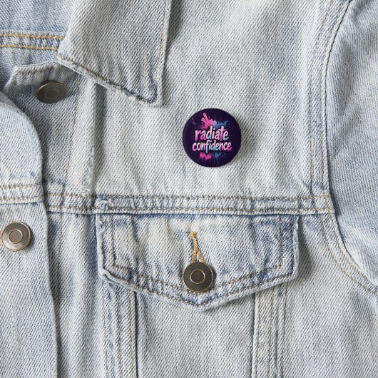 Radiate Confidence Pin | Self Love & Empowerment  缶バッジ (インサイチュ)