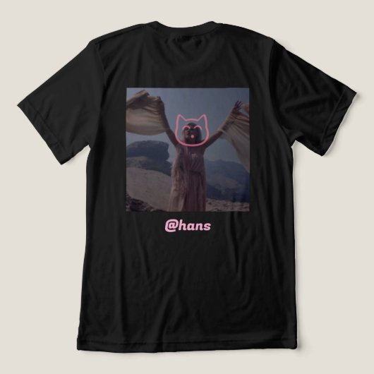 RADIATE @hans Tシャツ (デザイン裏面)