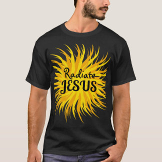 Radiate Jesus – 聖火Tシャツ Tシャツ
