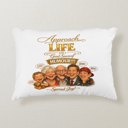 Radiate joy アクセントクッション (正面)