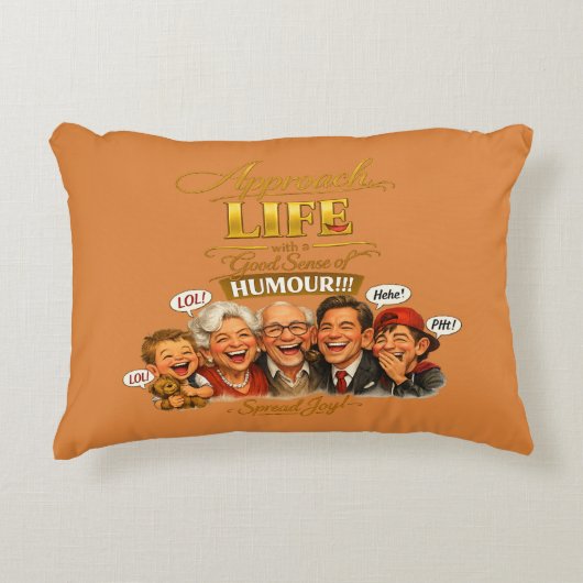 Radiate joy アクセントクッション (正面)