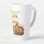 Radiate joy カフェラテマグ (右アングル)