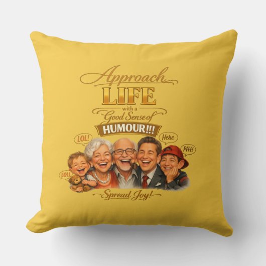 Radiate joy クッション (正面)