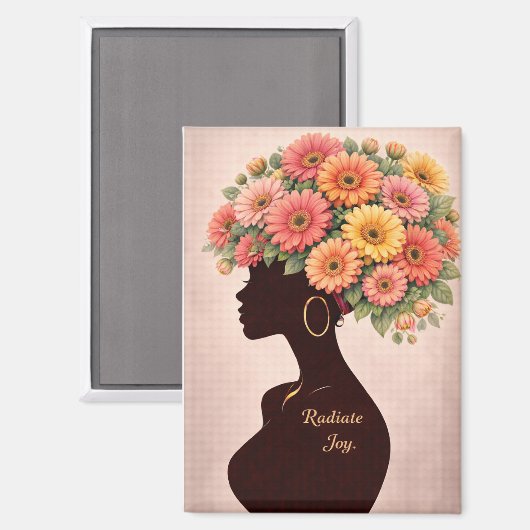 Radiate Joy Inspirational Magnet マグネット (正面/裏面)