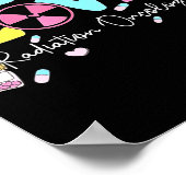 Radiate Love Radiation Oncology Valentine's Day Ra ポスター (角)