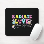 Radiate Love Radiation Oncology Valentine's Day Ra マウスパッド (マウス)